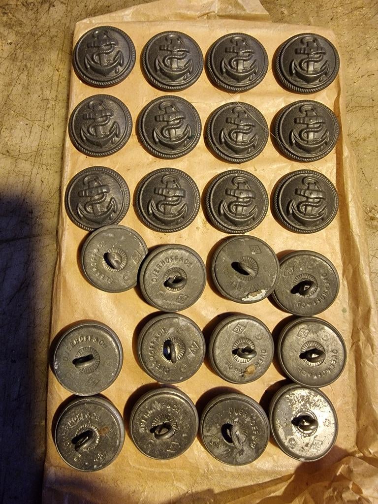 Boutons allemand kriegsmarine ww2, Enlèvement ou Envoi