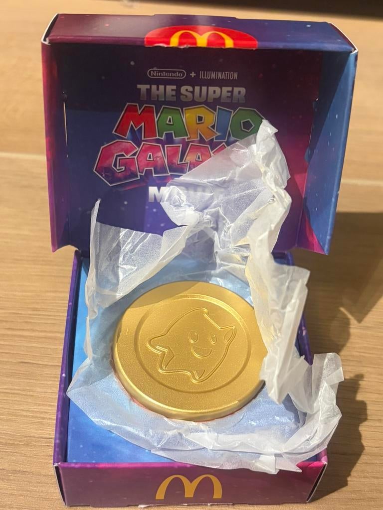 Ruilen Super mario munt, Ophalen