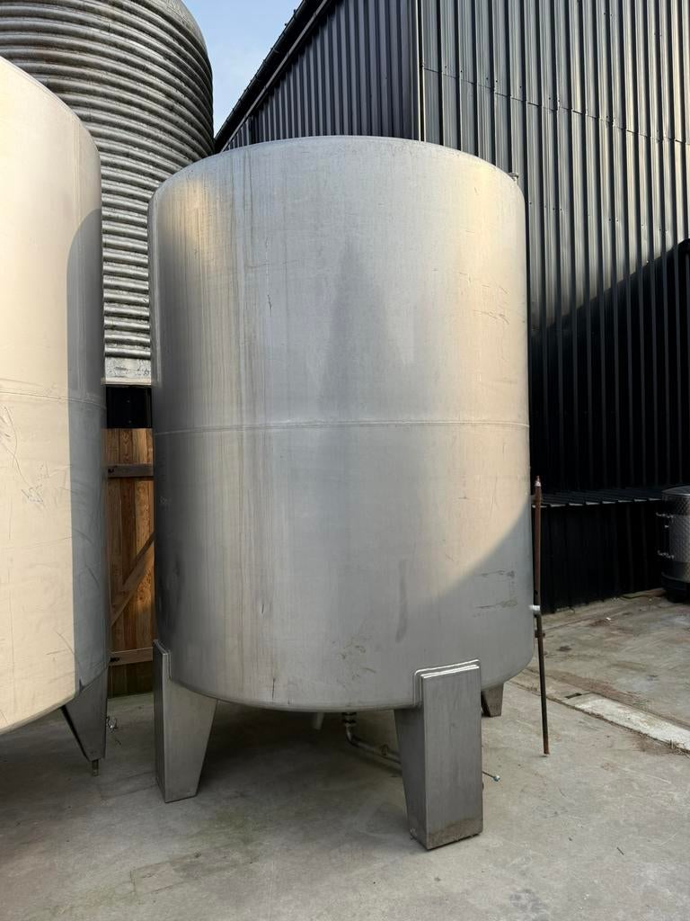 RVS tank met serpentine 15.000L, Ophalen