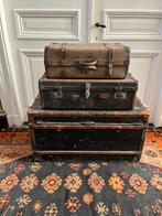 ANTIEKE KIST KISTEN HUTKOFFER OPBERGEN 3 STUKS, Ophalen