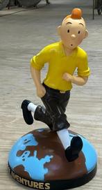tintin loopt over de wereldbol 78cm, Ophalen, Kuifje, Nieuw, Beeldje of Figuurtje