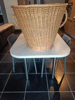 Grote rieten mand degelijke kwaliteit, Huis en Inrichting, Ophalen, Zo goed als nieuw, Riet, Mand