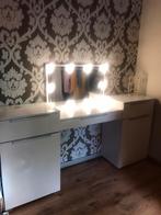 Wit-beige kosmetisch kastje met verlichting, Huis en Inrichting, Kasten | Overige, Ophalen of Verzenden