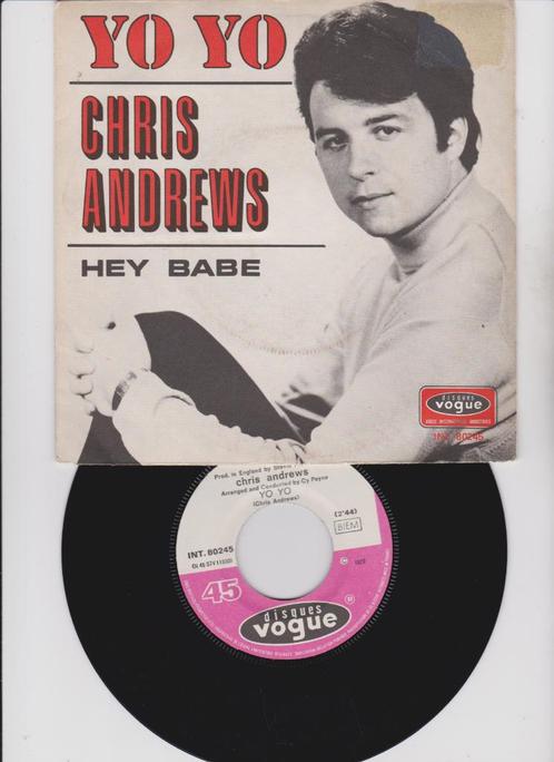 Chris Andrews  – Yo Yo  1970   Rock & Roll, Vocal, Cd's en Dvd's, Vinyl Singles, Gebruikt, Single, Pop, 7 inch, Ophalen of Verzenden