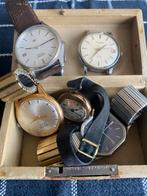 6 vintage lopende en sloop horloges o.a. Pontiac - Zentra., Handtassen en Accessoires, Ophalen, Seiko