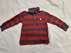 Polo manches longues 3 ans PETIT BATEAU bordeaux & bleu, Kinderen en Baby's, Kinderkleding | Maat 98, Ophalen, Jongen of Meisje