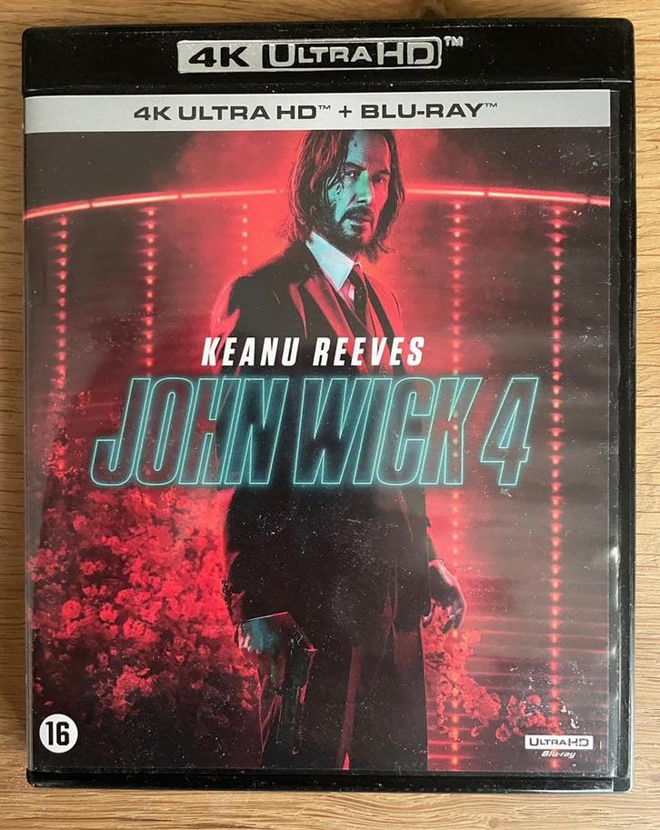 John Wick 4 - 4K Ultra Hd, Cd's en Dvd's, Blu-ray, Zo goed als nieuw, Actie, Ophalen