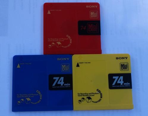 Minidisc - Sony color col.1re edition '94 (jaune-rouge-bleu), TV, Hi-fi & Vidéo, Walkman, Discman & Lecteurs de MiniDisc, Lecteur MiniDisc