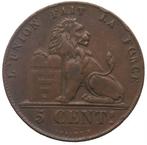 Léopold I - 5 cents 1857, Envoi