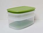 Tupperware « Cool Stapelschaalset » 260 en 640 ml - groen, Huis en Inrichting, Verzenden, Nieuw, Wit, Bus of Trommel