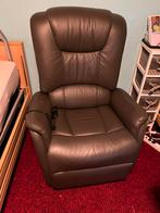 Fauteuil cuir relax electrique, Maison & Meubles, Enlèvement, Comme neuf, Cuir