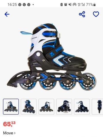 MOVE Inline skates M38-41 NIEUW beschikbaar voor biedingen