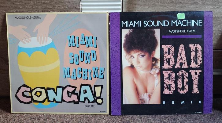 2x Miami Sound Machine 12'' Maxi Vinyl, Cd's en Dvd's, Vinyl | Pop, Verzenden