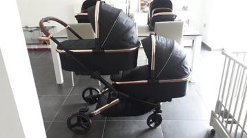 Poussette jumelle évolutive complète !, Enfants & Bébés, Poussettes & Combinaisons, Enlèvement, Utilisé, Poussette, Tige de poussée réglable