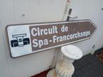 Oud verkeersbord Spa-Francorchamps, Ophalen of Verzenden
