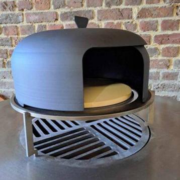 Pizza-oven voor cortenstaal bbq met vuuropening 45cm beschikbaar voor biedingen