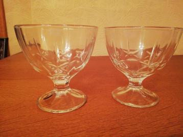 verres en cristal ciselé, Enlèvement ou Envoi