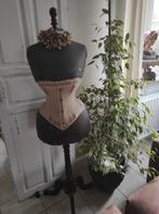 Oude paspop met corset, zonder wassen kroon, Antiek en Kunst, Ophalen