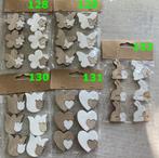 HOUT DECO 128-132 DECO DIV AFBEELDINGEN MET PLAKKERTJE set 6, Ophalen of Verzenden, Nieuw, Overige typen