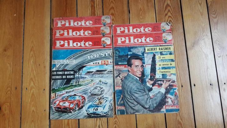 MAGAZINES Pilote grand format divers numéros (Astérix, ...), Livres, BD, Utilisé, Série complète ou Série, Enlèvement ou Envoi