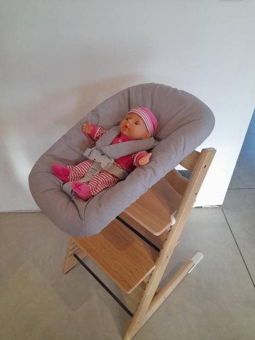 Stokke Newborn Set Tripp Trapp Grey, Kinderen en Baby's, Kinderstoelen, Nieuw, Hangstoel, Gordel(s), Ophalen