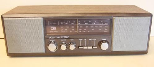 ITT Viola 350 / 3-Band Stereo Radio / 1985 / Germany, Audio, Tv en Foto, Radio's, Zo goed als nieuw, Radio, Ophalen of Verzenden