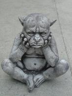 statue d une gargouille monstre tête en mains en pierre pat, Jardin & Terrasse, Pierre, Autres types, Enlèvement ou Envoi, Neuf