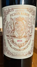 Château Pichon Longueville Baron - Pauillac 2014 - 4 btl, Neuf, Enlèvement ou Envoi, Pleine, Vin rouge