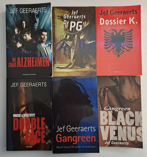 Boeken Jef Geeraerts, Boeken, Thrillers, Gelezen, Ophalen of Verzenden