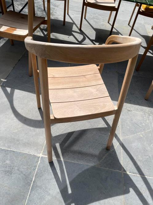 Prachtige stoelen in teak zeer robuuste uitvoering, Tuin en Terras, Tuinsets en Loungesets, Zo goed als nieuw, Tuinset, Teakhout