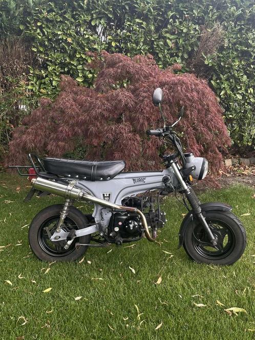Bluloc dax licht grijs, Fietsen en Brommers, Brommers | Honda, Ophalen