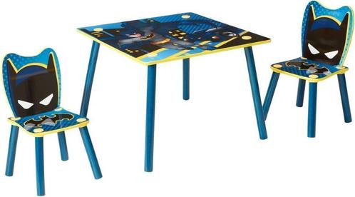 Batman Tafel met 2 Stoelen - VAN 89 VOOR 69!, Kinderen en Baby's, Kinderkamer | Tafels en Stoelen, Nieuw, Tafel(s) en Stoel(en)