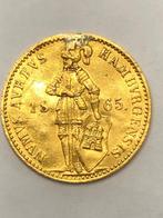 Munt goud Duitsland dukaat Hamburg 1865 zeldzaam !!, Ophalen of Verzenden, Duitsland, Losse munt, Goud
