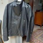 Lederen zwarte herenjas maat LARGE, Zwart, Nieuw, Ophalen of Verzenden, Andere