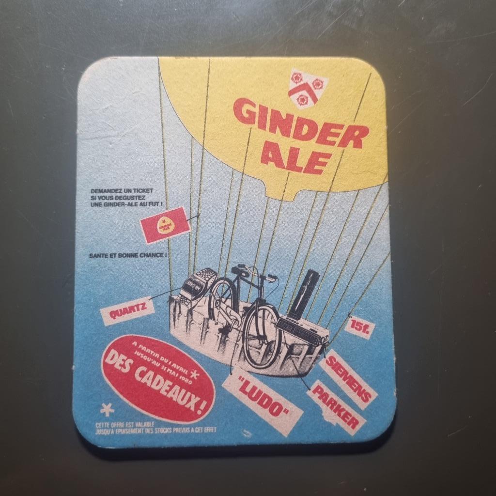 Sous Bock Ginder Ale (modèle 9), Ophalen of Verzenden, Gebruikt, Viltje(s), Overige merken