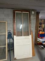 Porte a renover avec gravure fenetre, Ophalen, Gebruikt
