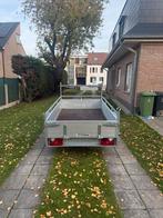 Plateau aanhangwagen 750kg, Ophalen, Zo goed als nieuw
