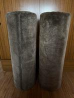 Ronde kussens., Huis en Inrichting, Ophalen, Gebruikt, Bruin, Cilindervormig