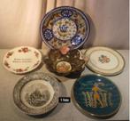 6 belles assiettes décoratives anciennes en porcelaine et cé, Enlèvement ou Envoi