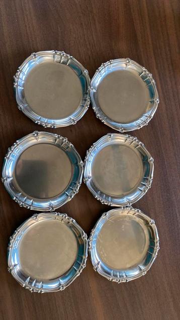 6 onderzetters Alessi stainless steel beschikbaar voor biedingen