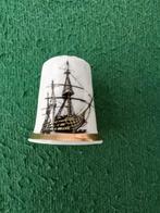 Dé à coudre HMS Victory - navire amiral Nelson, Collections, Dés à coudre, Comme neuf, Envoi, Porcelaine
