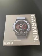 Montre Garmin Fenif 5X + ceinture cardio, Hartslag, Garmin, Zo goed als nieuw, Zwart