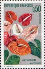 Timbre poste France Fleurs Année 1973 MNH, Enlèvement ou Envoi, Non oblitéré