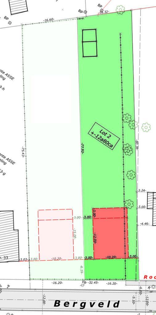 Bouwgrond - Asse - 12,5 are, Immo, Gronden en Bouwgronden, 1000 tot 1500 m², Verkoop zonder makelaar