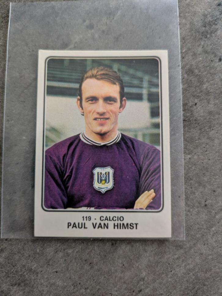 PANINI ANDERLECHT voetbal VAN HIMST 1973 ZELDZAAM !!!, Hobby en Vrije tijd, Stickers en Plaatjes, Zo goed als nieuw, Verzenden