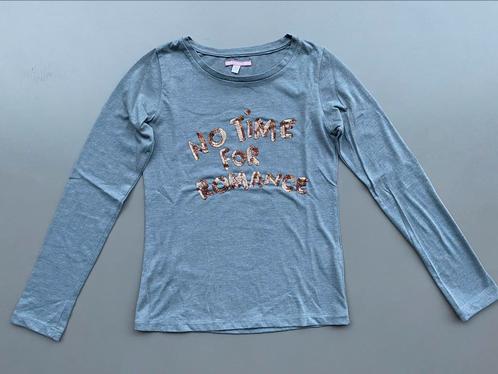 T-shirt grijs / goud Brian & Nephew 152, Kinderen en Baby's, Kinderkleding | Maat 152, Zo goed als nieuw, Meisje, Shirt of Longsleeve