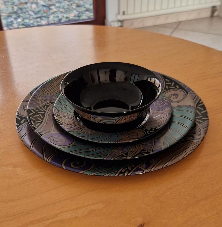 Servies, Maison & Meubles, Cuisine | Vaisselle, Utilisé, Service complet, Autres styles, Céramique, Enlèvement