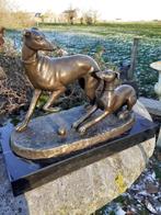 Superbe bronze animalier signé P.J.MENE(les lévriers), Antiquités & Art, Antiquités | Bronze & Cuivre, Bronze, Enlèvement ou Envoi