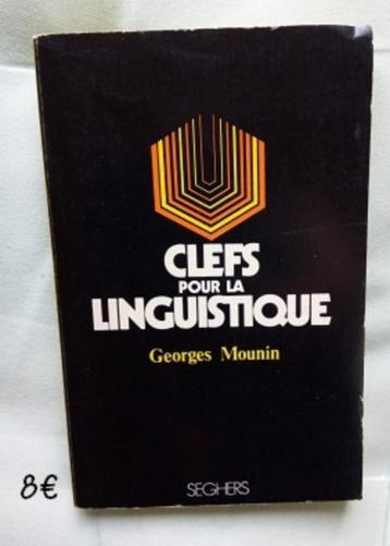 clefs pour la linguistique (sématique phonologie)   Mounin  beschikbaar voor biedingen