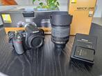 Nikon D3100 met Nikkor 18-105mm VR lens – Goede staat!, Audio, Tv en Foto, Fotocamera's Digitaal, Ophalen of Verzenden, Zo goed als nieuw